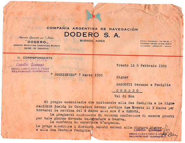 Documento de Sociedad Dodero